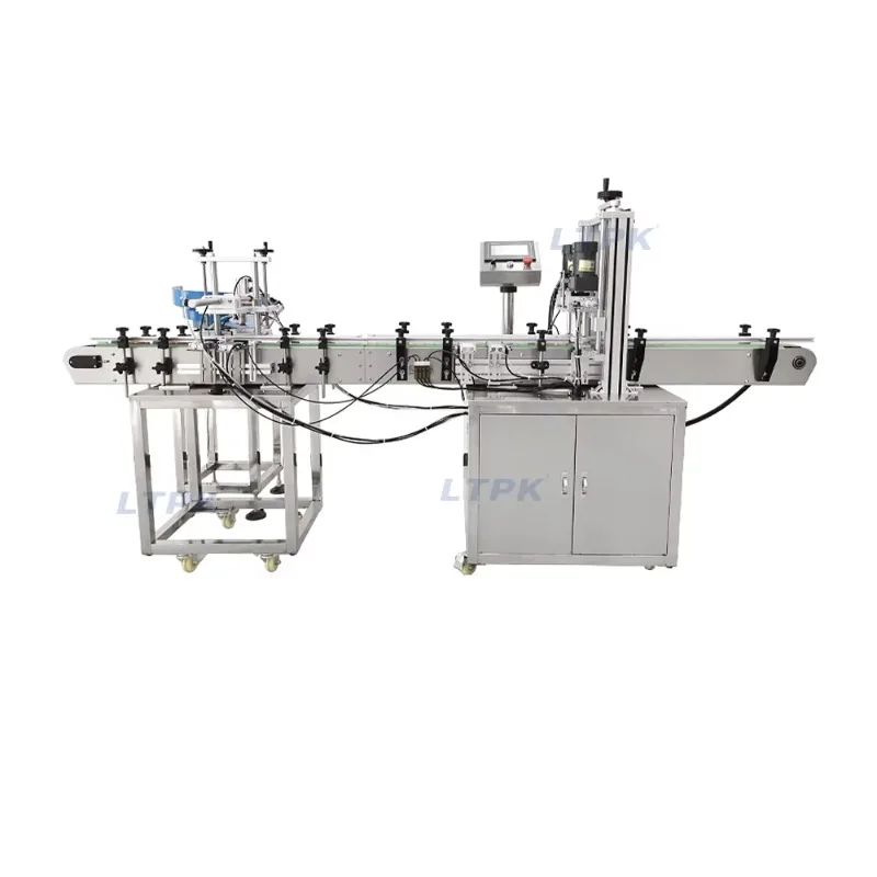 Full Automatic High Speed Glass Chemical Food Beverage Plastic Vial Rotary Bottle Capping Machine With Cap Feeder