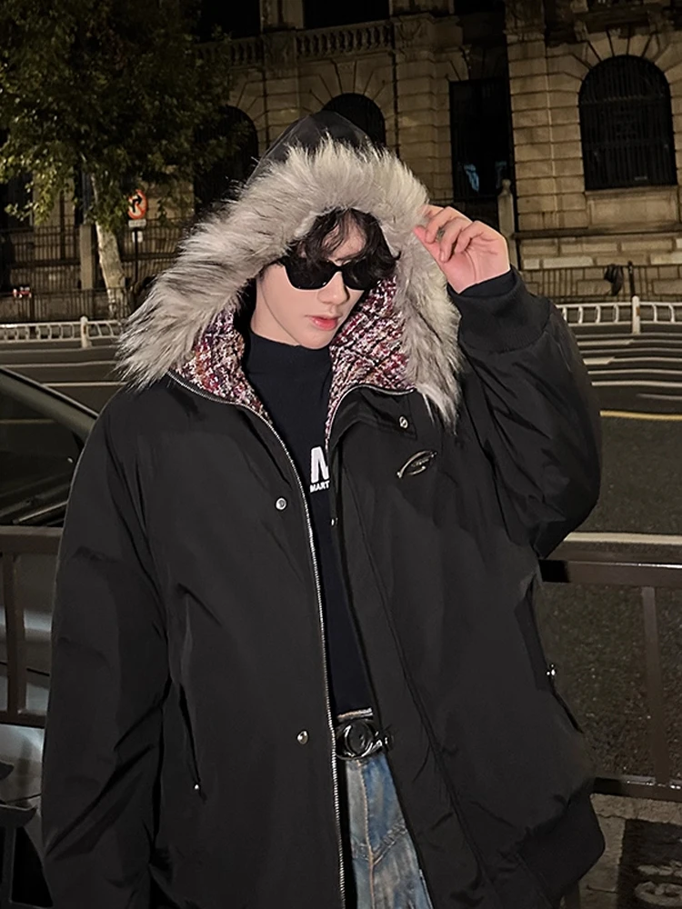 

Зимняя парка Thiened, пальто с меховым воротником и капюшоном, рабочая одежда, хлопковая куртка Cleanfit, теплая хлопковая верхняя одежда, пальто