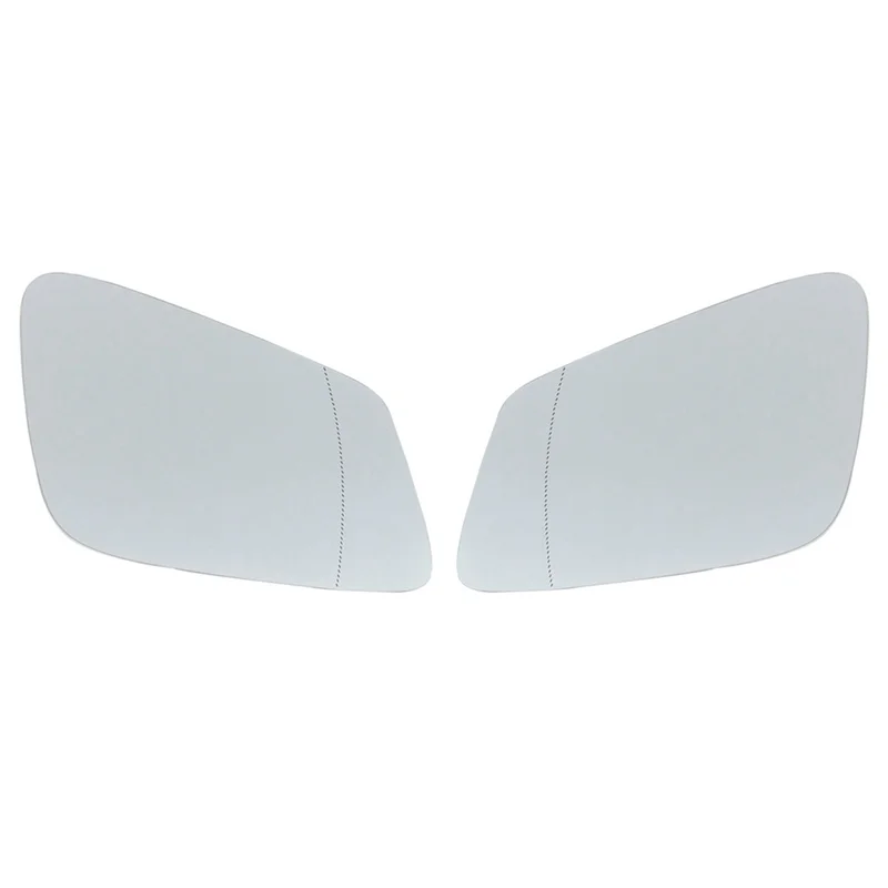 Car Rear View Mirror Glass Lens with Wire 4 Pins Left Right Heated for 5 6 7 Series X3 51167186587 51167186588