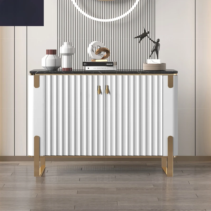 Affordable Luxury Style Sideboard Cabinet Modern Minimalist Living Room Italian Minimalist Curio Entrance