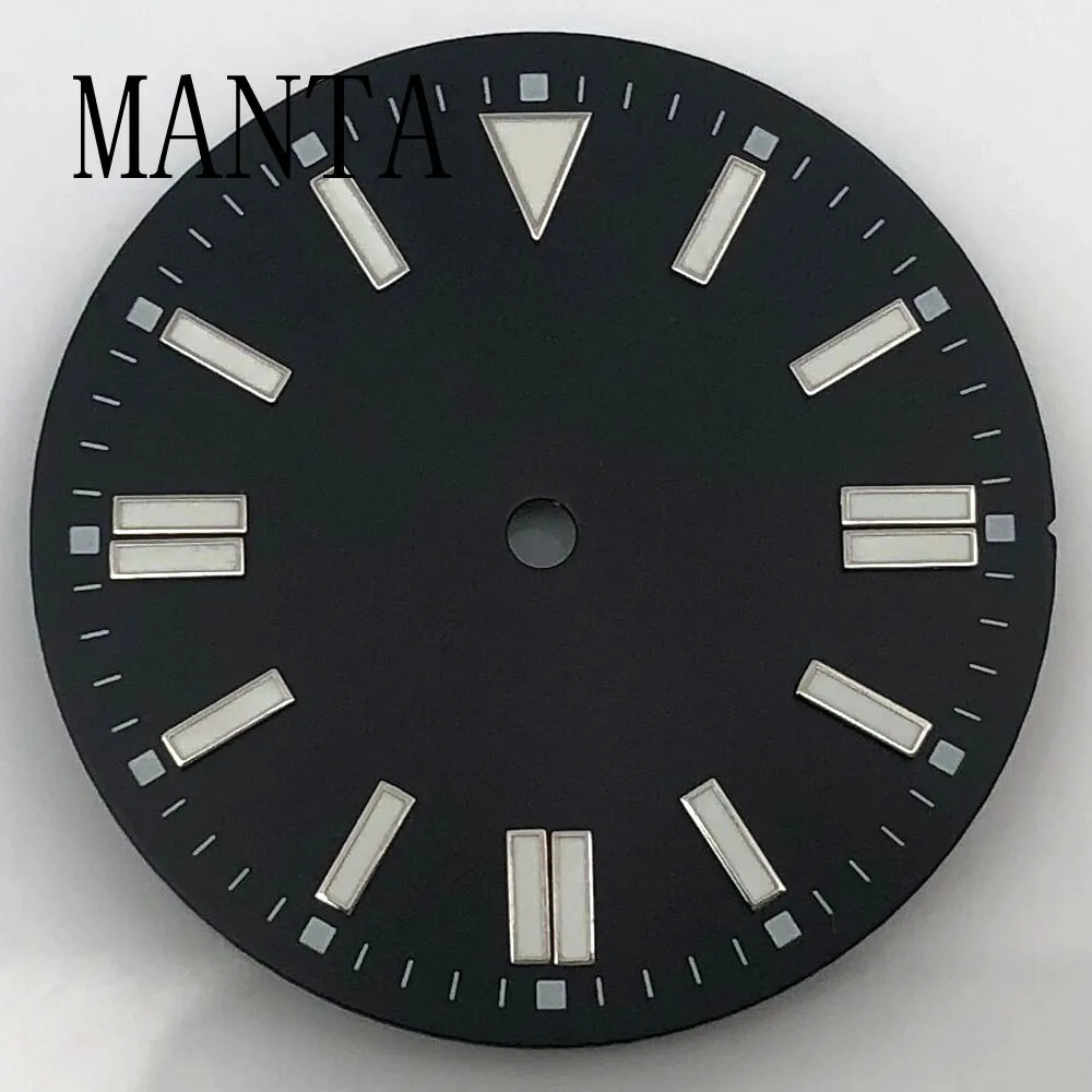 مانتا 28.5 مللي متر/31 مللي متر الطلب مضيئة صالح NH35/NH36 ETA2836/2824 Miyota8205/8215 Mingzhu2813/3804 حركة أسود أزرق أخضر أصفر أحمر