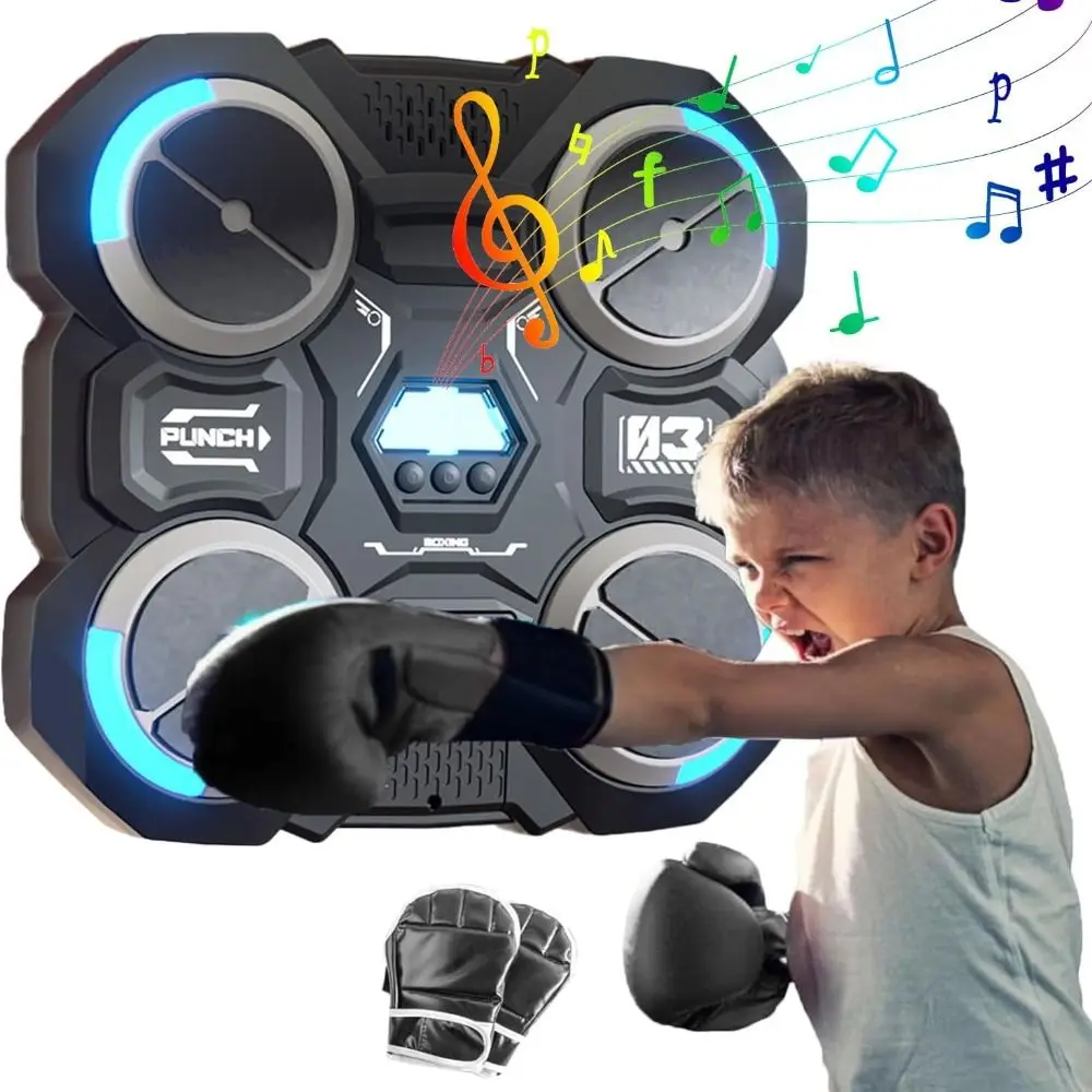 Boxing Sports Smart Music Boxing Machine Bluetooth Punching Pad Fitness Exercise Boxing Wall Target Agility Reaction Exercise