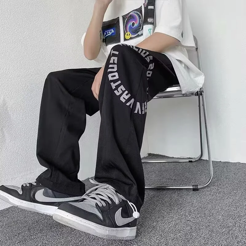 

Faionable Jazz Dance Wide Leg Pants 2026 Autumn Winter New Sle Chapchap Fce Lined Dstring Sweatpants Korean Loose Fit