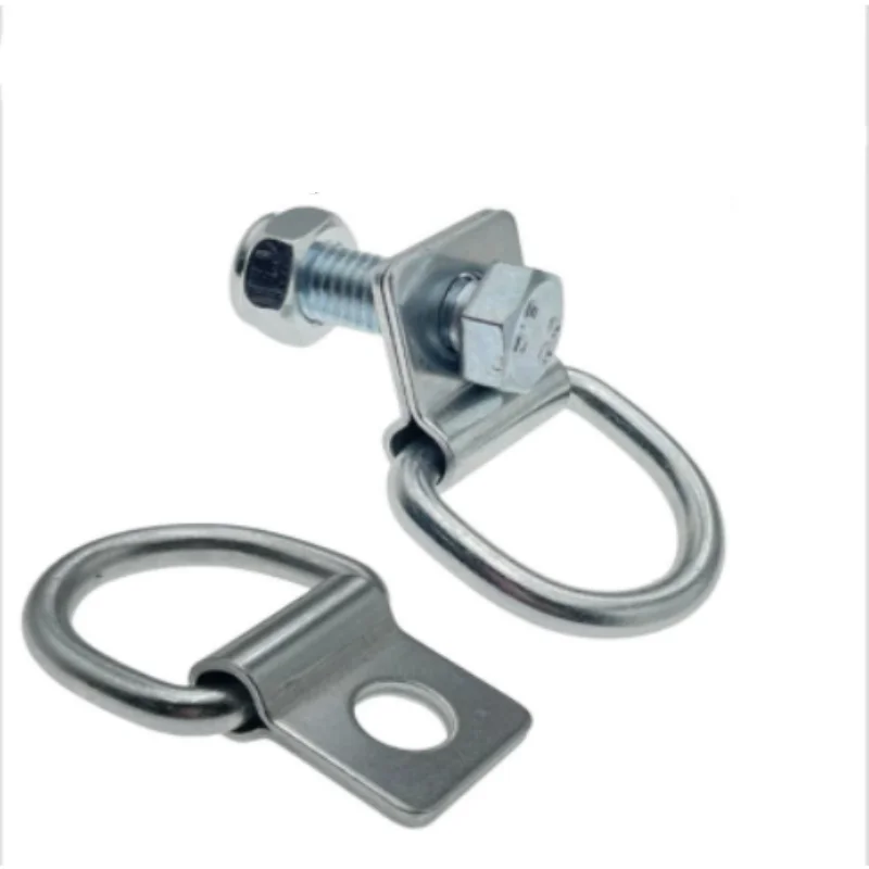 Anneau de traction fixe pour remorque, accessoires de remorque, crochet de camion, boucle de fixation au sol, anneau de fixation pour plateau de camion, ensemble de poignées de fixation de cargaison