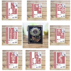 Grace  Birdsong Bloom Muse Dandelion FloralMetal Cutting Dies Silicone Stamps Scrapbooking Stencil Photo Album Card DIY Paper