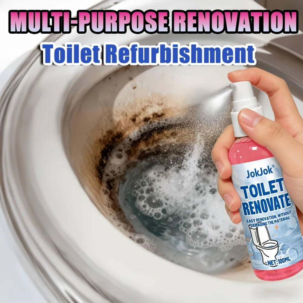 Strong Toilet Cleaner: Eliminates Rust, Yellow Discoloration, Urine Marks, And Limescale. Versatile Cleaner for Bathrooms, Kitch