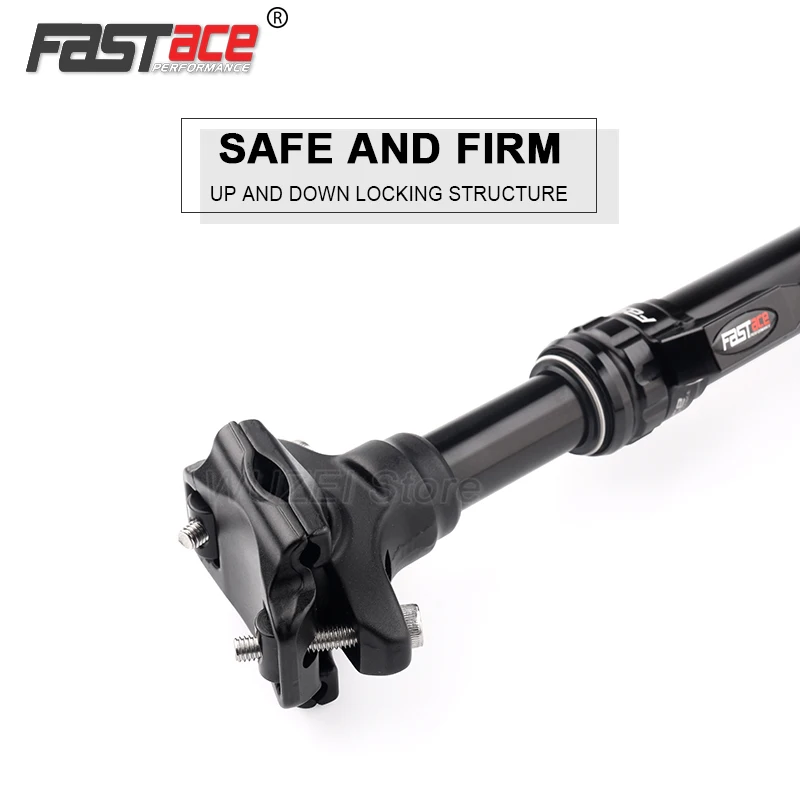 FASTACE DH Suspesion Seat Post 27.2mm Dropper 28.6/30.0/30.4/30.9/31.6/33.9mm Downhill Bike Seatpost Remote Control Air Seat