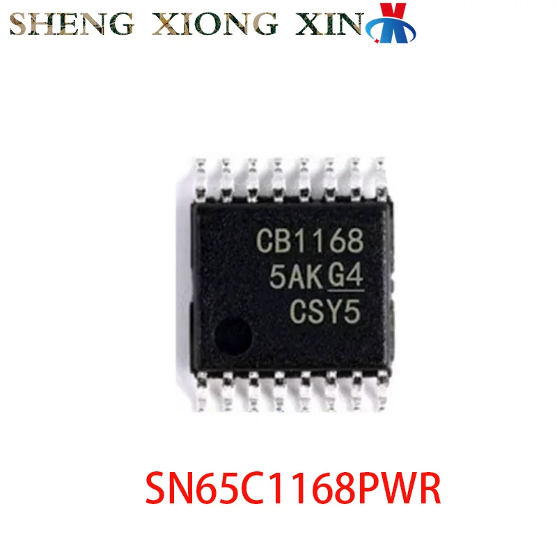 5pcs/lot 100% NEW SN65C1168PWR 16-TSSOP Transceiver SN65C1168P CB1168 Integrated Circuit