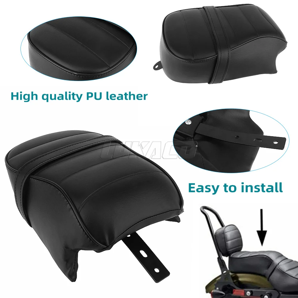 Motorcycle Rear Pillion Passenger Pad Seat Cushion Pillion Fit For Harley Sportster Iron 883 XL883N 2016-2022