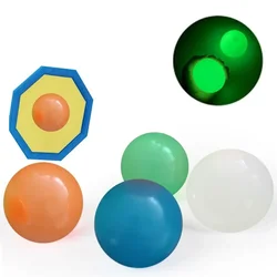 Stick Wall Ball Fluorescent Squash Xmas Sticky Target Ball Decompression Throw Fidget Toy Kids Gift Novelty Stress Relief gifts