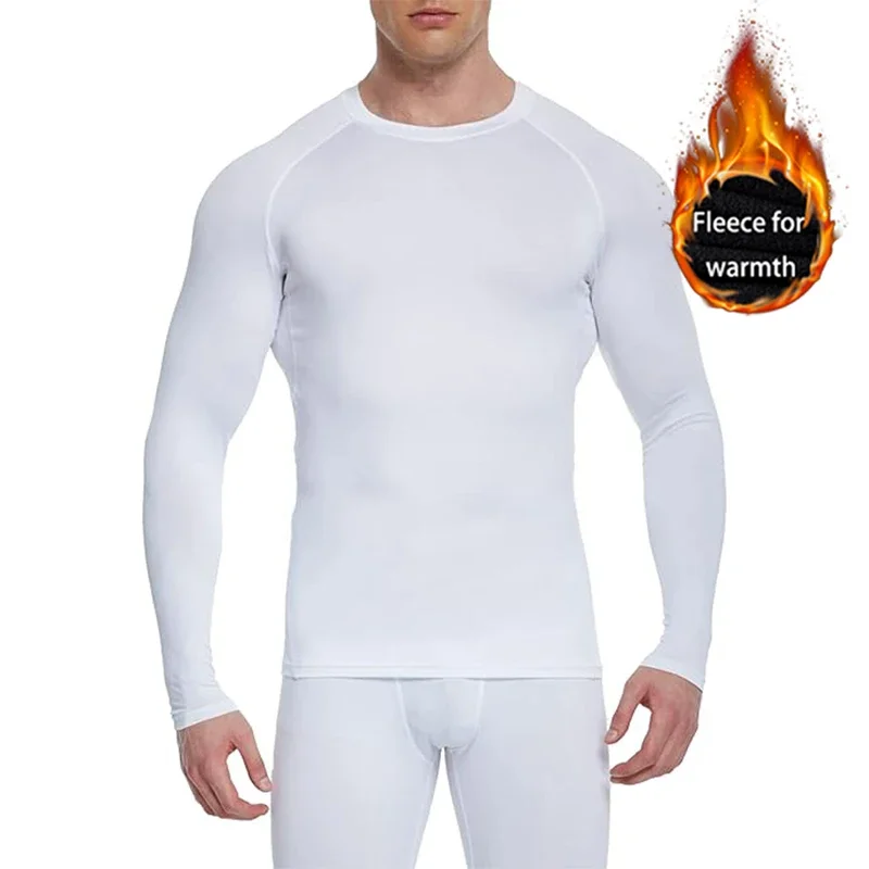 

Men's long-sleeved thermal underwear 2025, men's tight quick-drying elastic fitness top, men's autumn and winter sportswear