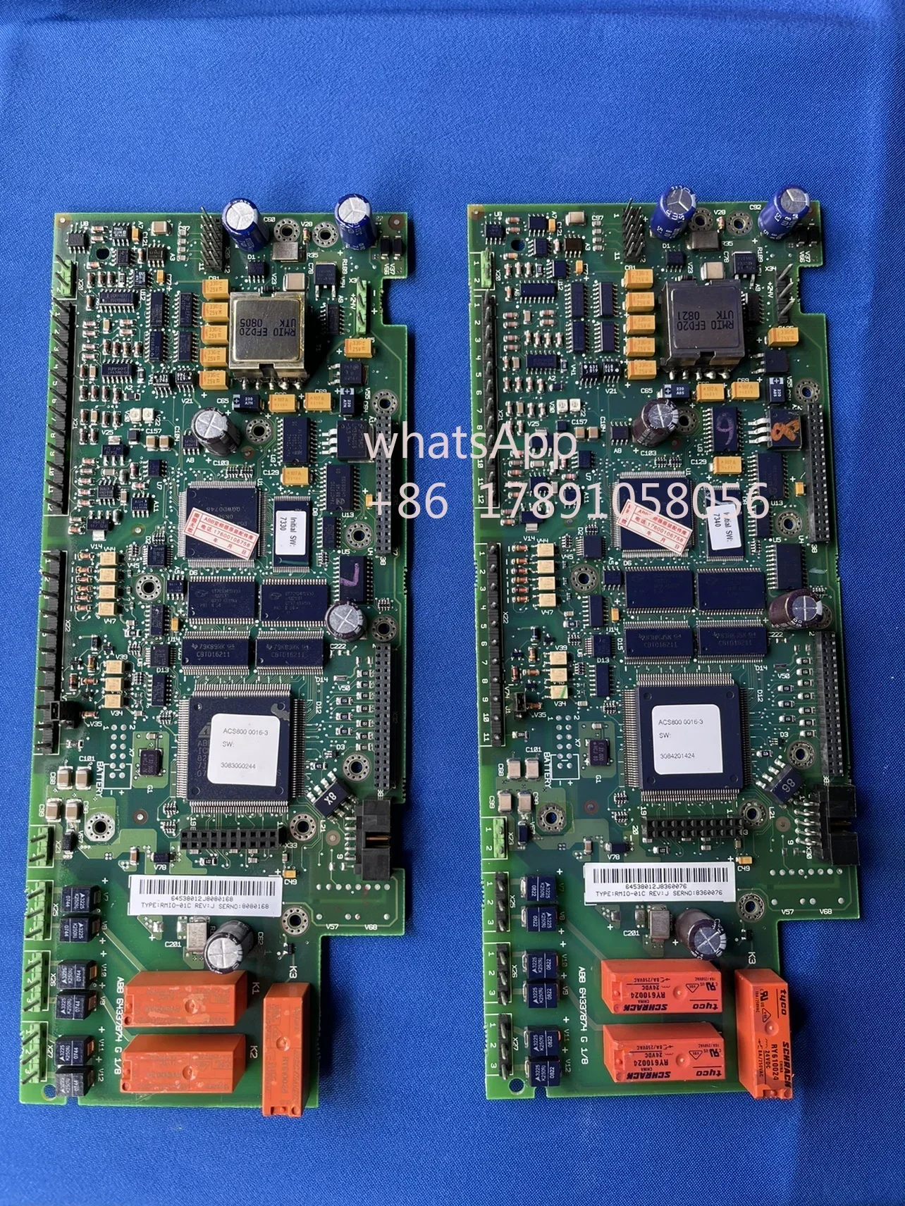 Second hand RMIO-01C  Frequency Converter ACS800 Mainboard IO Board Control Board Terminal Board Card CPU Communication