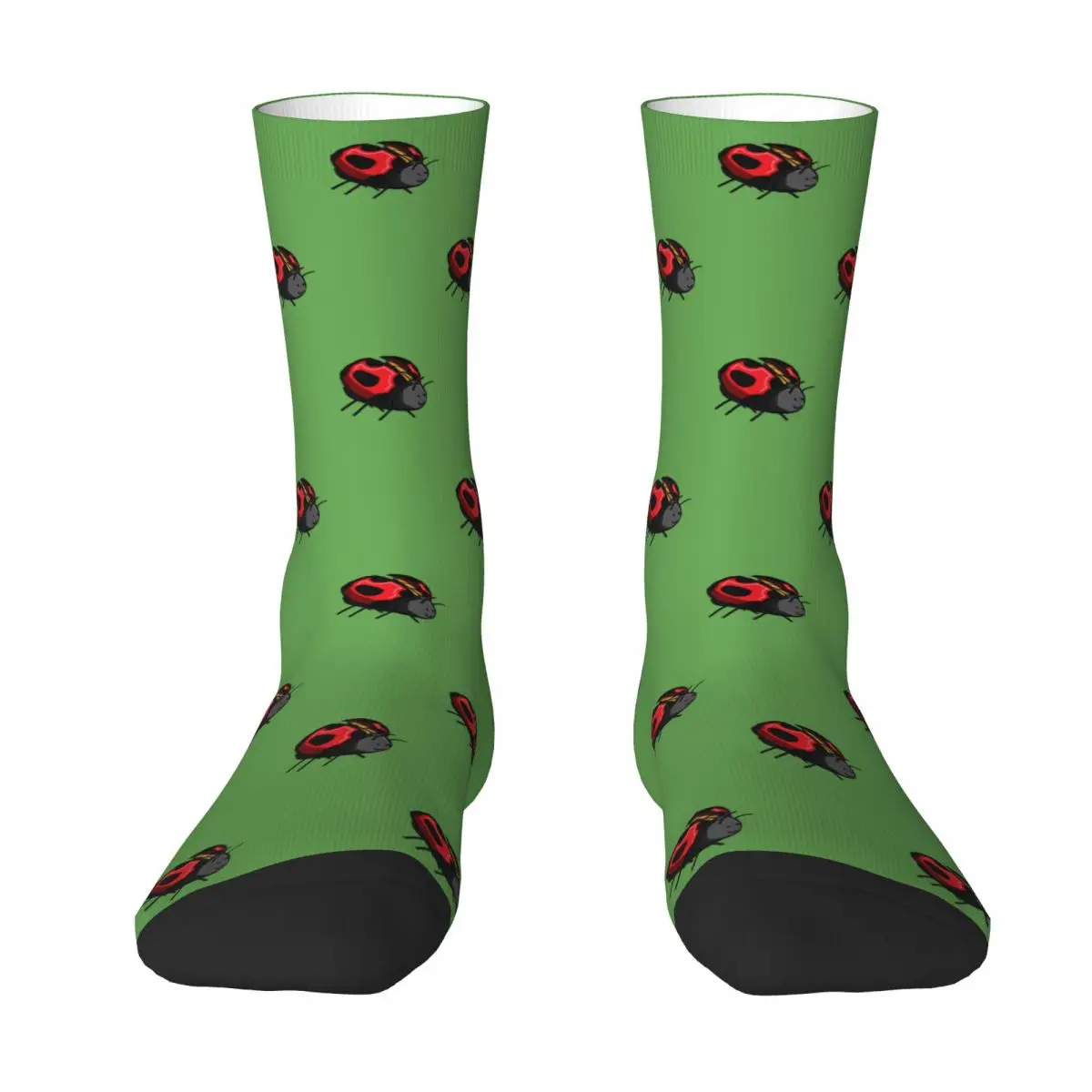 

Lily Ladybug Socks Harajuku Sweat Absorbing Stockings All Season Long Socks Accessories for Man's Woman's Birthday Present