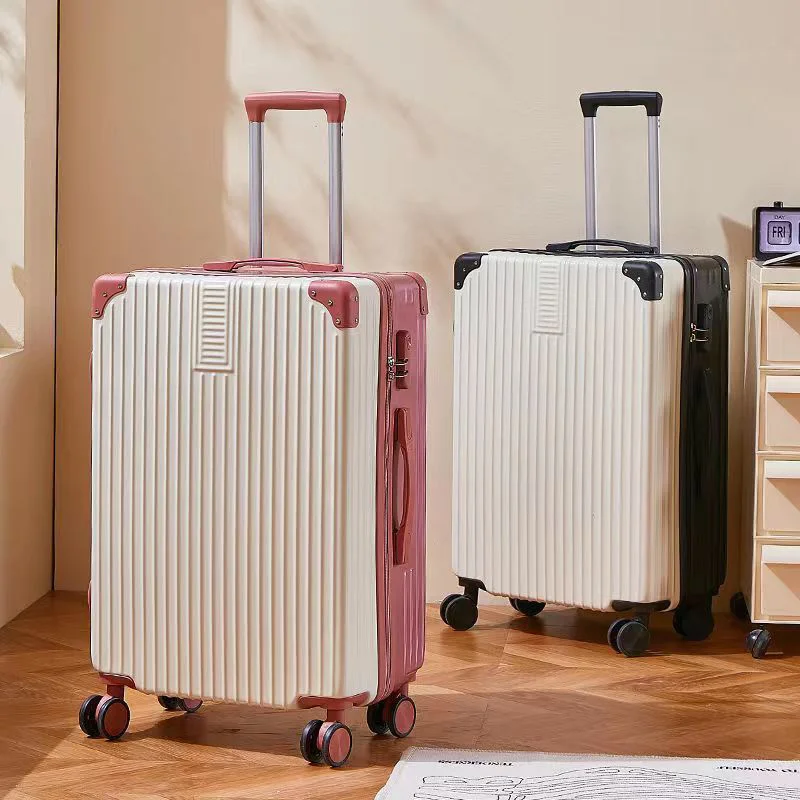 20/24/26 بوصة ريترو ستايل حقيبة سفر مكافحة قطع النسيج ABS الأمتعة مع سعة كبيرة تخزين عجلات دوارة هادئة ل TripA