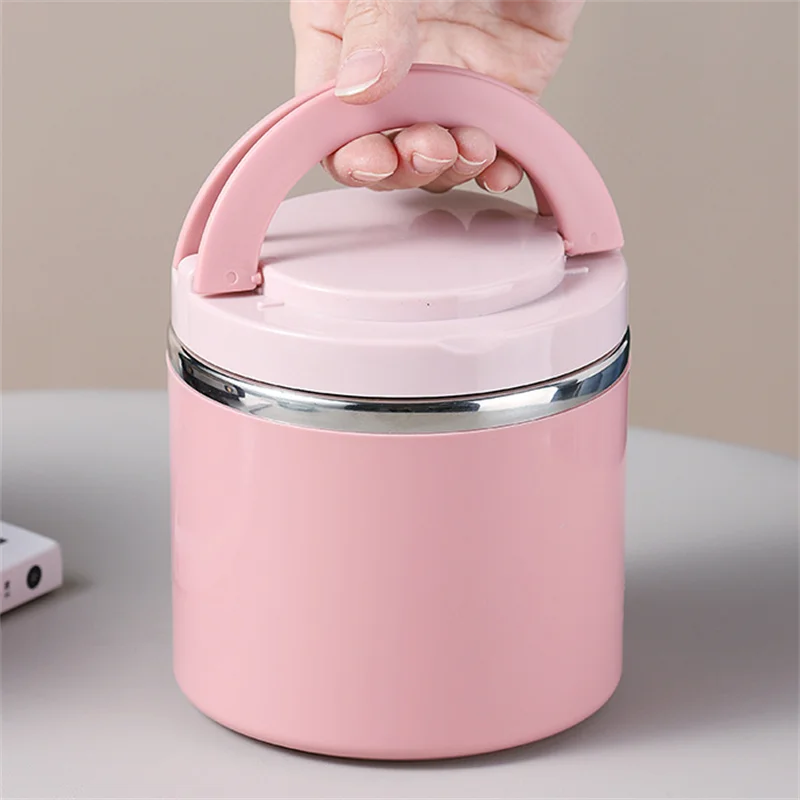 Soup Thermos Food Jar Insulated Lunch Container Bento Box for Cold Hot Food Food Flask Stainless Steel Lunch Box With Handle