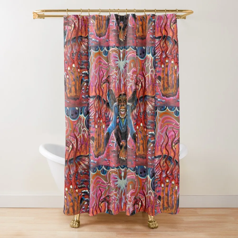 

Bad Monkey Shower Curtain Waterproof Shower And Anti-Mold Window Shower Set For Bathroom Modern Bathroom Accessories Curtain