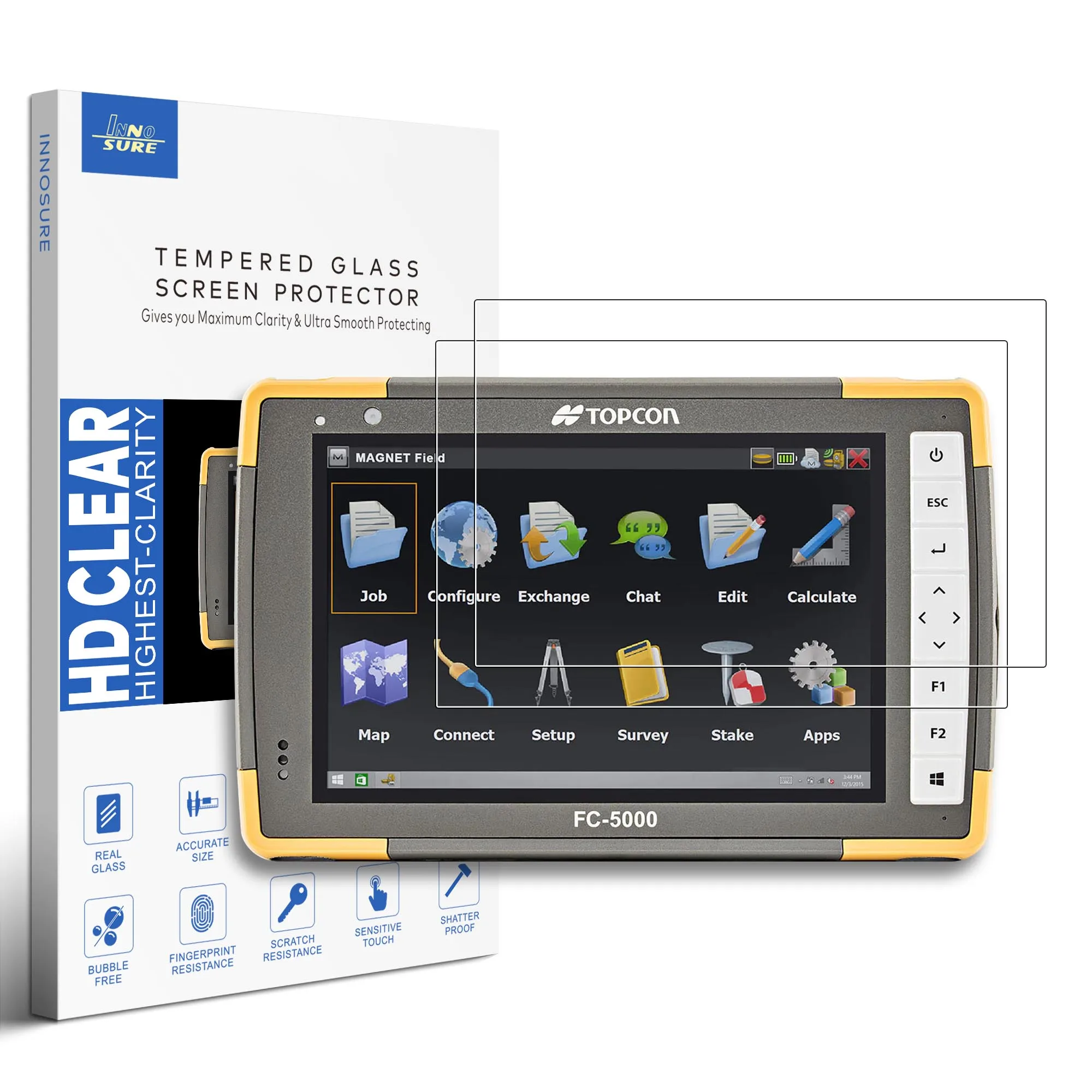 AtFoliX Protector De Pantalla Hybrid-Glass 9H Para Garmin Dezl LGV820 – Irrompible, Antiarañazos Y Made In Germany