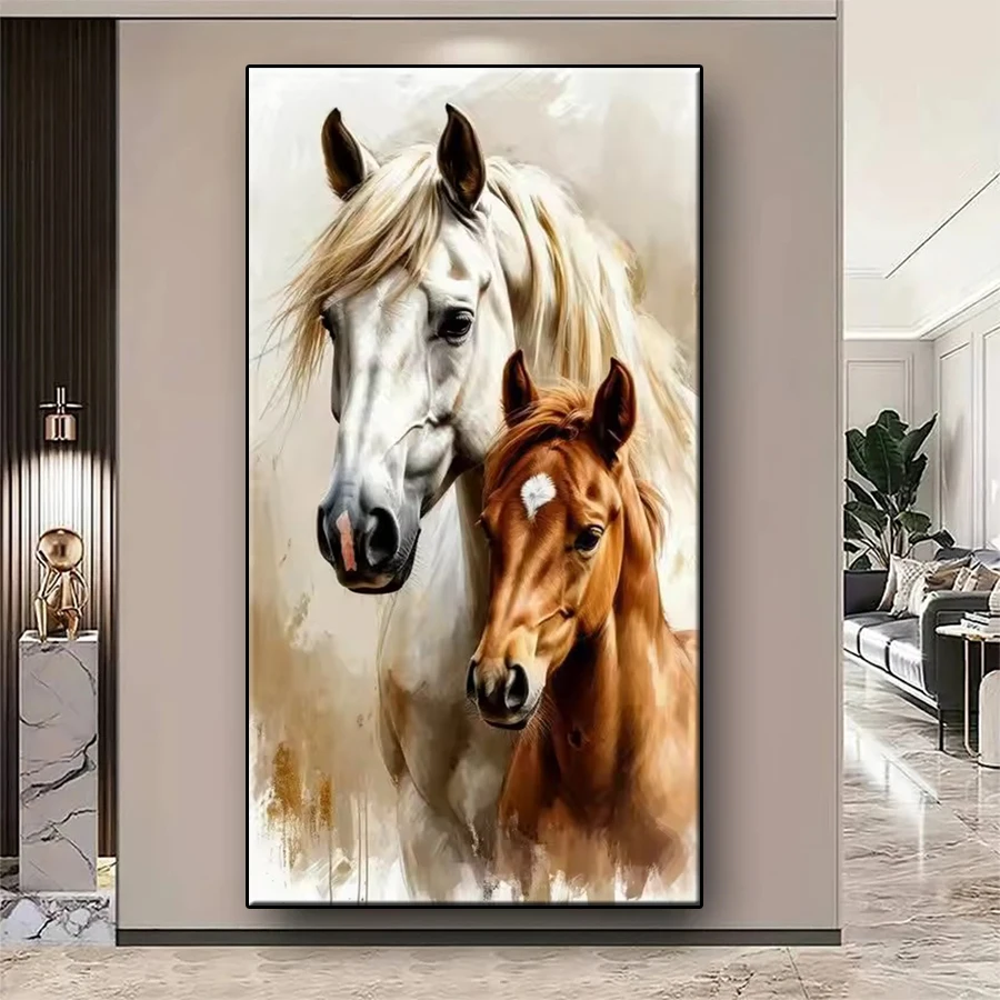 

DIY Diamond Painting Animal and Horse Art Full Diamond Embroidery Mosaic Handmade Adult Decoration Gift