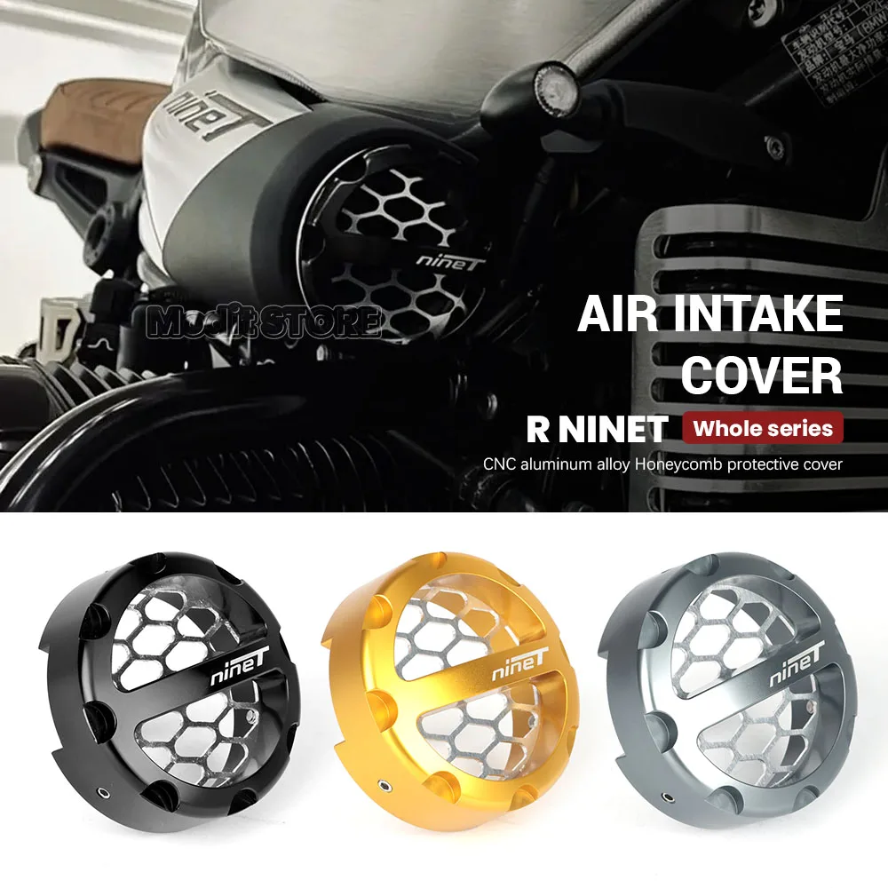 

Motorcycle Air Intake Pipe Cover for BMW R NINE T NINET RNINET Pure Racer Scrambler Urban G/S R9T High Flow Filter Cover