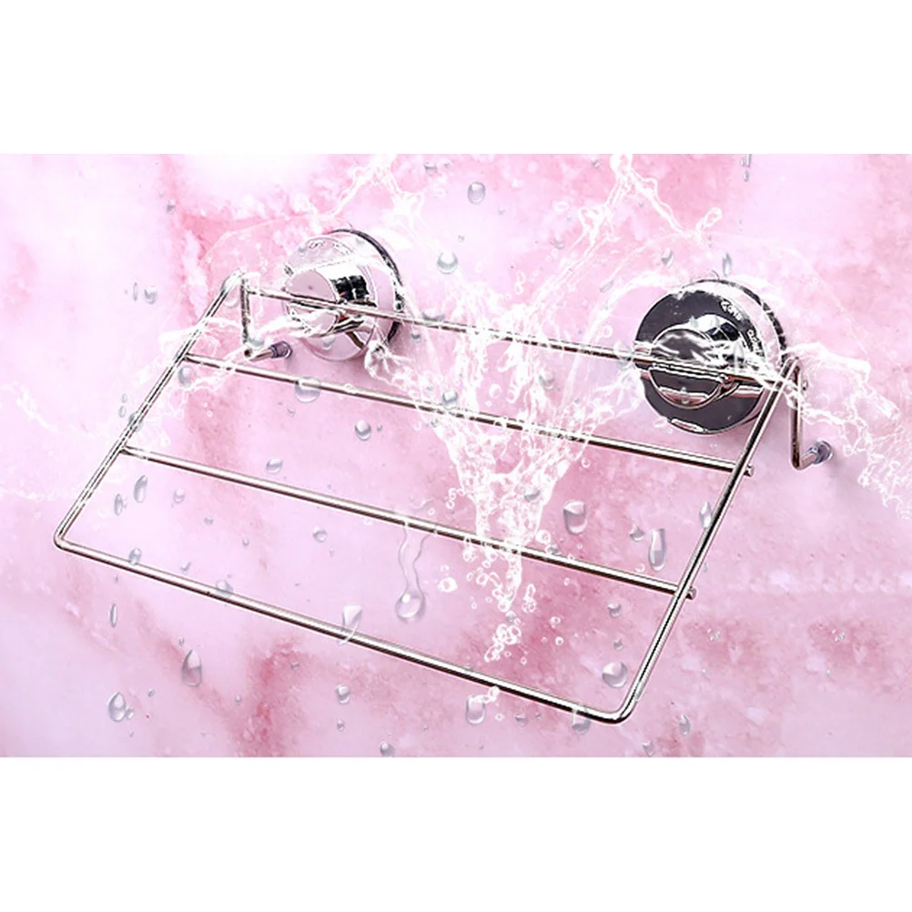 

Strong Suction Cup Towel Rack Stainless Steel Bathroom Wall Mount No Trace Removal Modern Design Towel Bar Holder Accessory