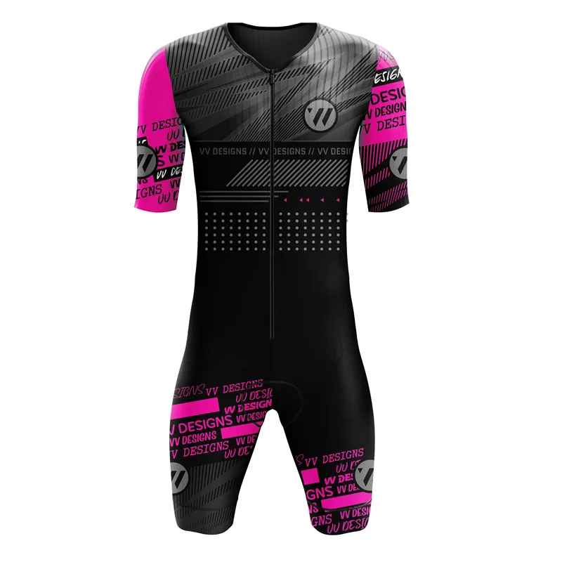 Vvsports Cycling Trisuit Triathlon Sets Summer Men Bike Clothing Roupa De Ciclsimo Roadbike Swimming Running Bicycle Skinsuitnew