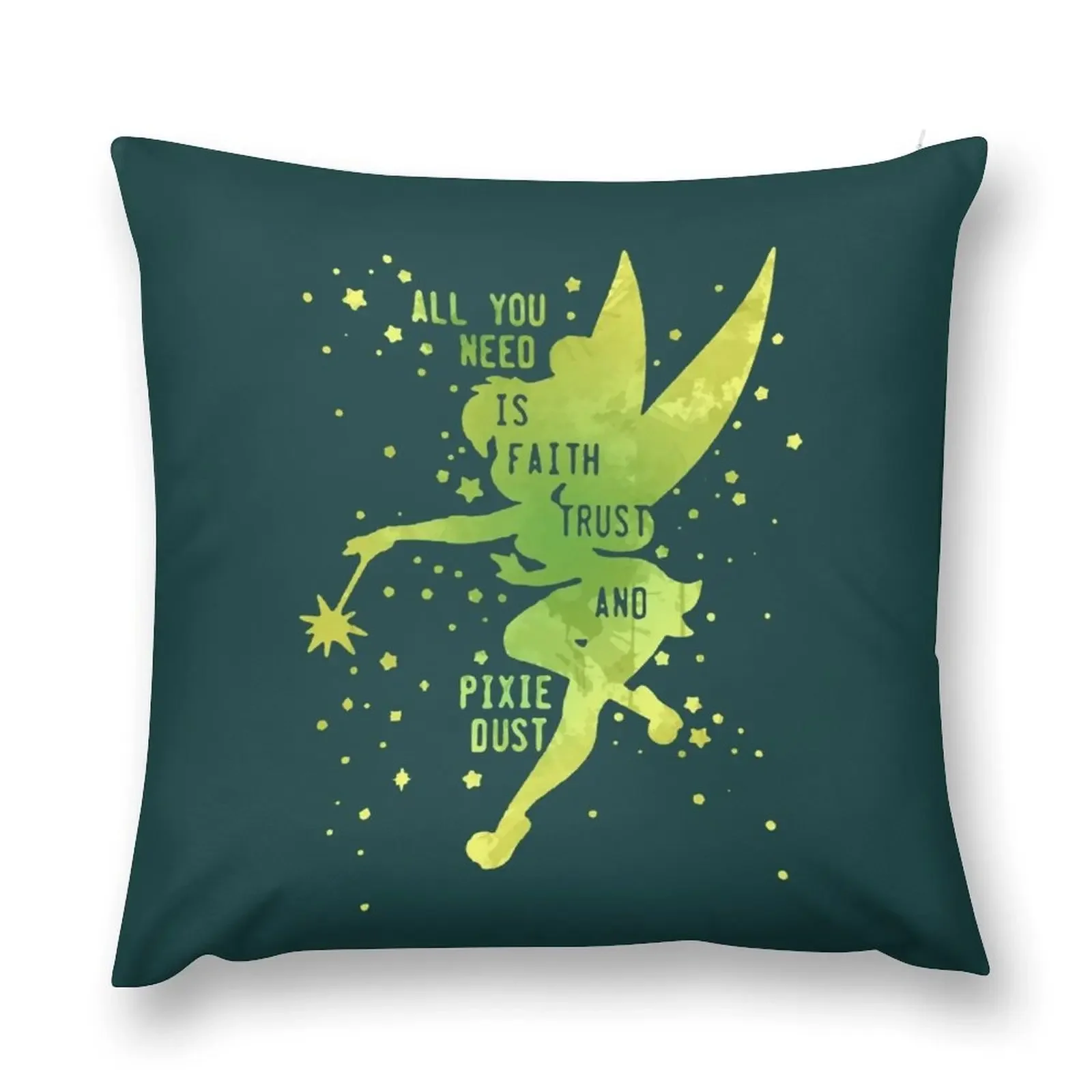 

Fairy Inspired Silhouette Throw Pillow Cushions Home Decor Sofa Cushions Cover bed pillows ornamental pillows pillow