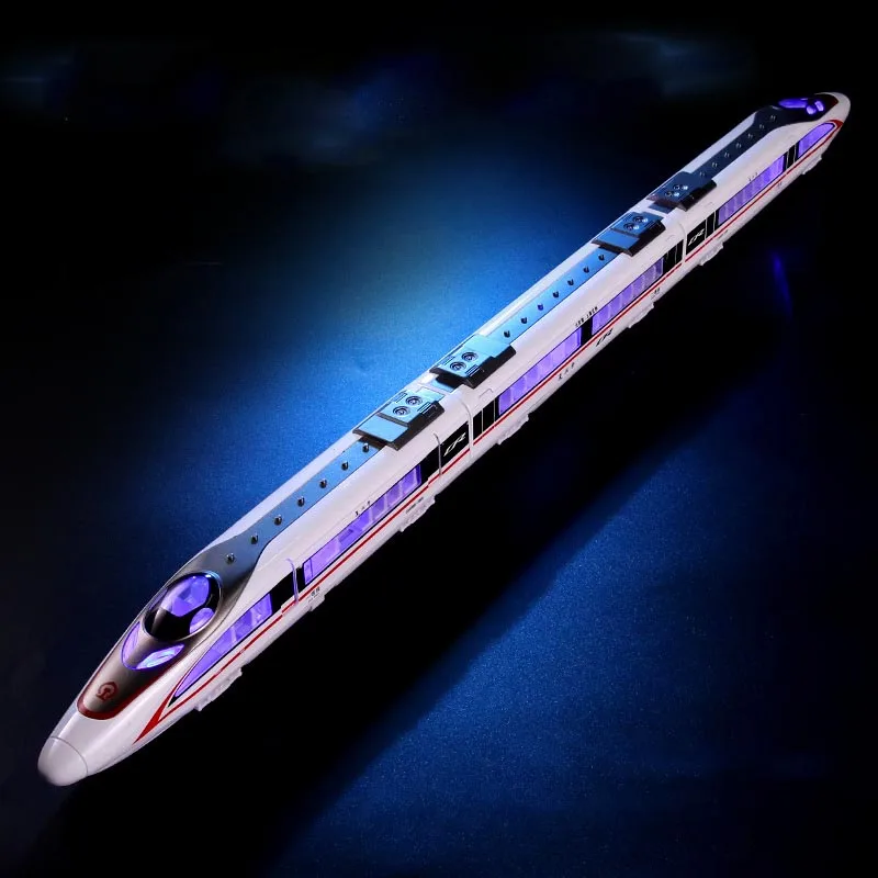 เด็กโลหะผสมรถไฟความเร็วสูงรุ่นToys1:38 โลหะผสมDiecast Subwayชุดของเล่นของขวัญกล่องของขวัญเด็กรถไฟของเล่น