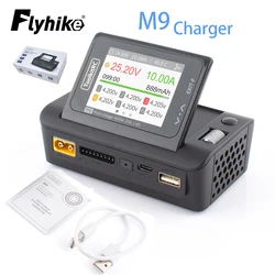 ToolkitRC M9 Charger 600W USB Fast Charing DC Balance Charger Adjustable Screen Angle For 1-8S Lipo LiHv LiFe Battery