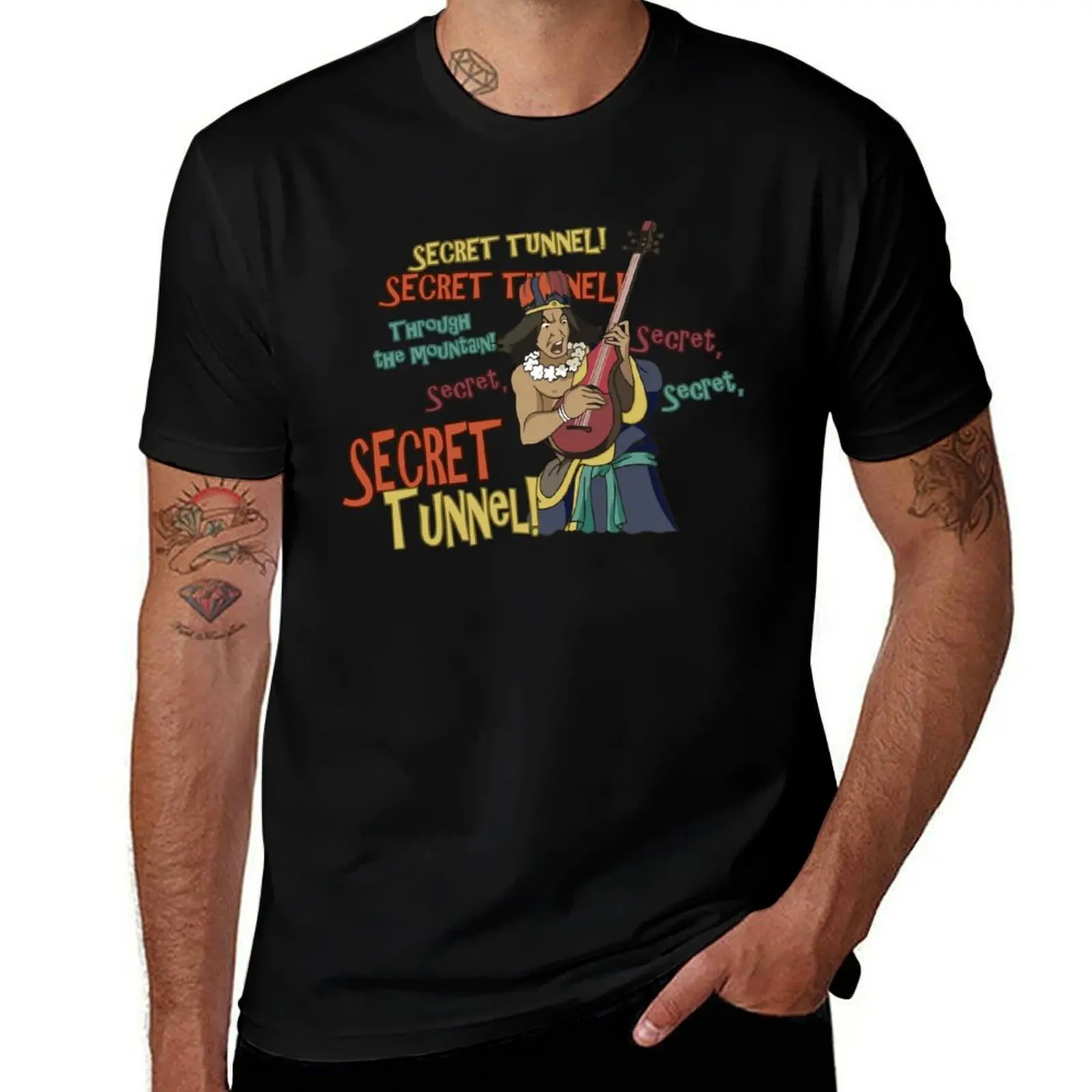 

Secret Tunnel T-Shirt man t shirts graphic cotton t shirts man 100% T-Shirt