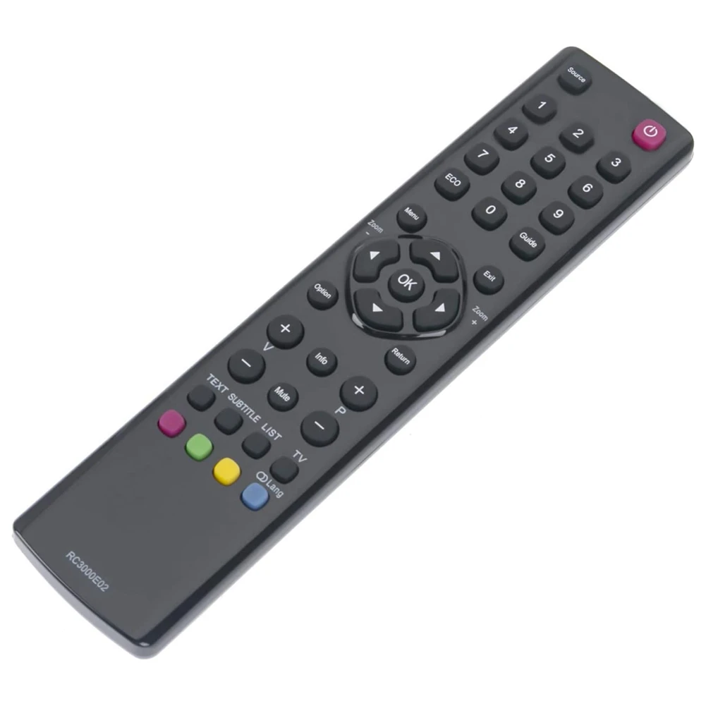 RC3000E02 Ersetzen Sie die Fernbedienung für TCL TV L19E4103 L40E3000F L40E5200F L46E5300F L48F3300F L24D3260F L24D3270 L32D3260