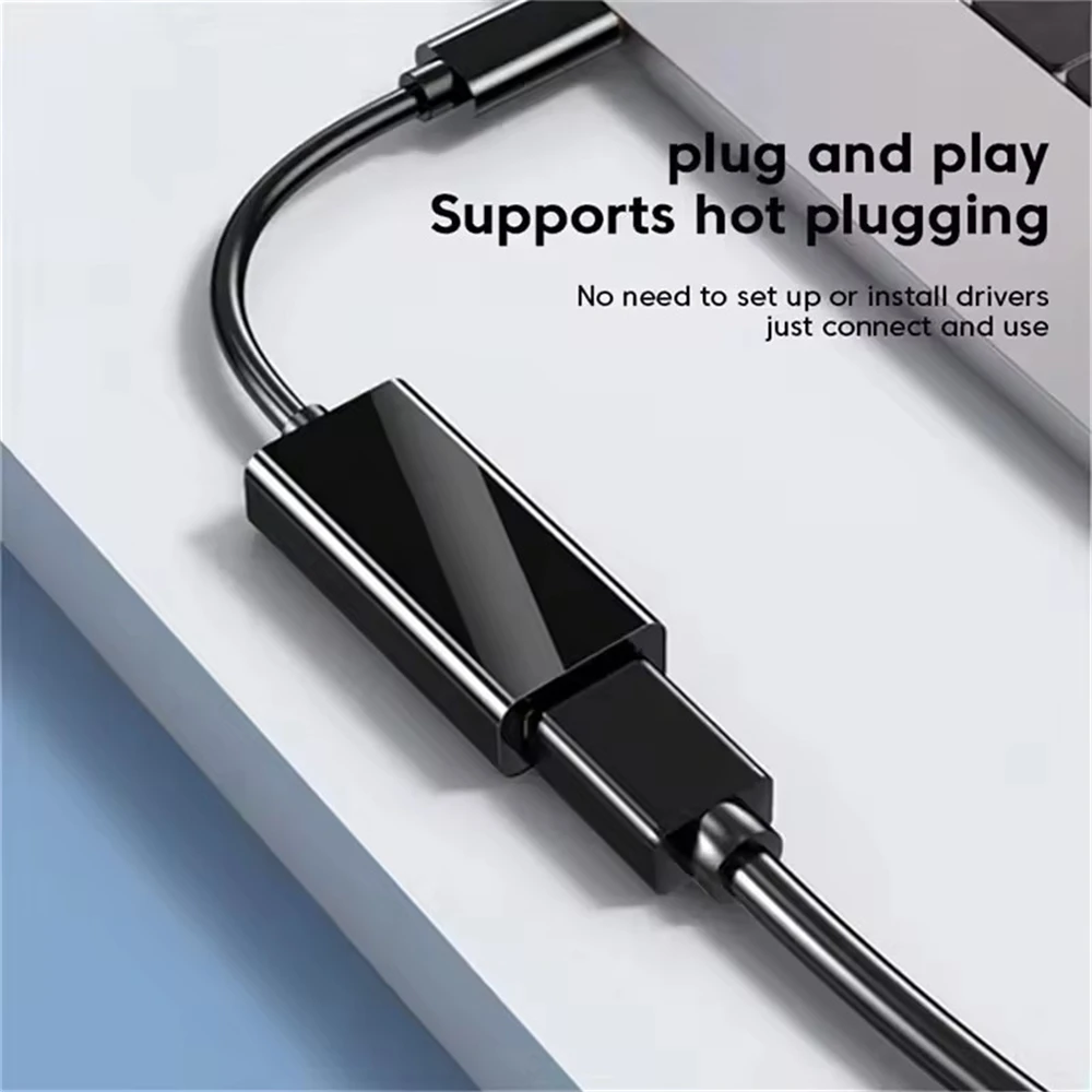 4K 30Hz USB C to HDTV Cable Adapter 2K USB Type C Male to HDTV Female Converter Cable For Phone MacBook iPad Laptop Accessories