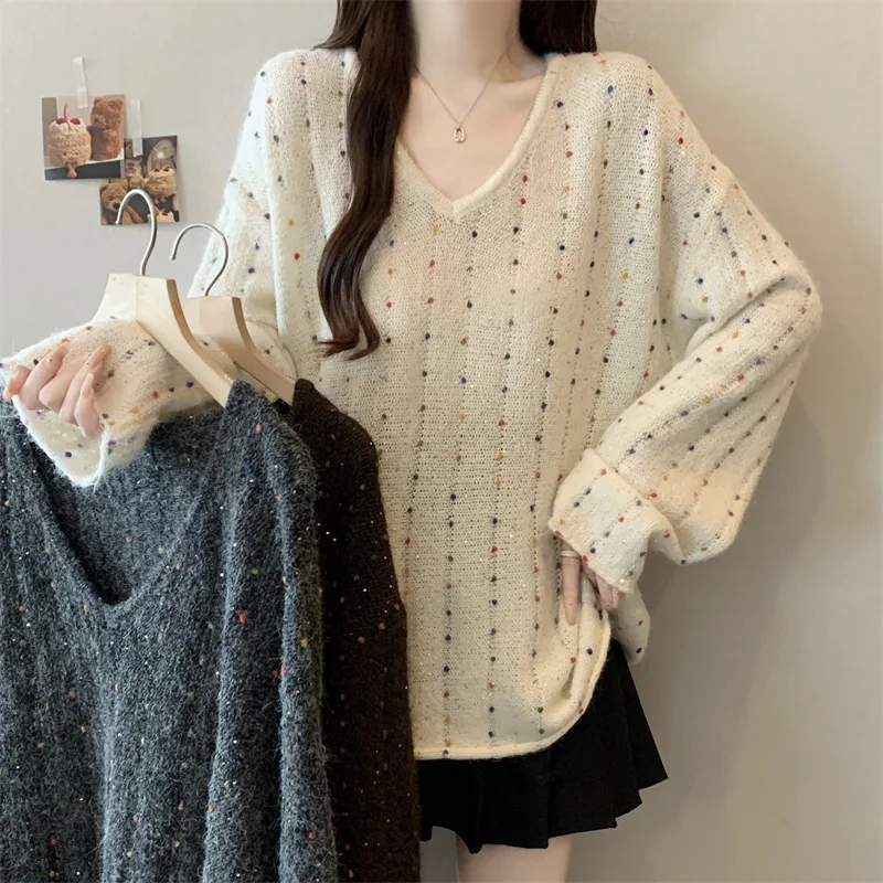 Рисунок 4 - Женский свитер, винтажный цветной горошек