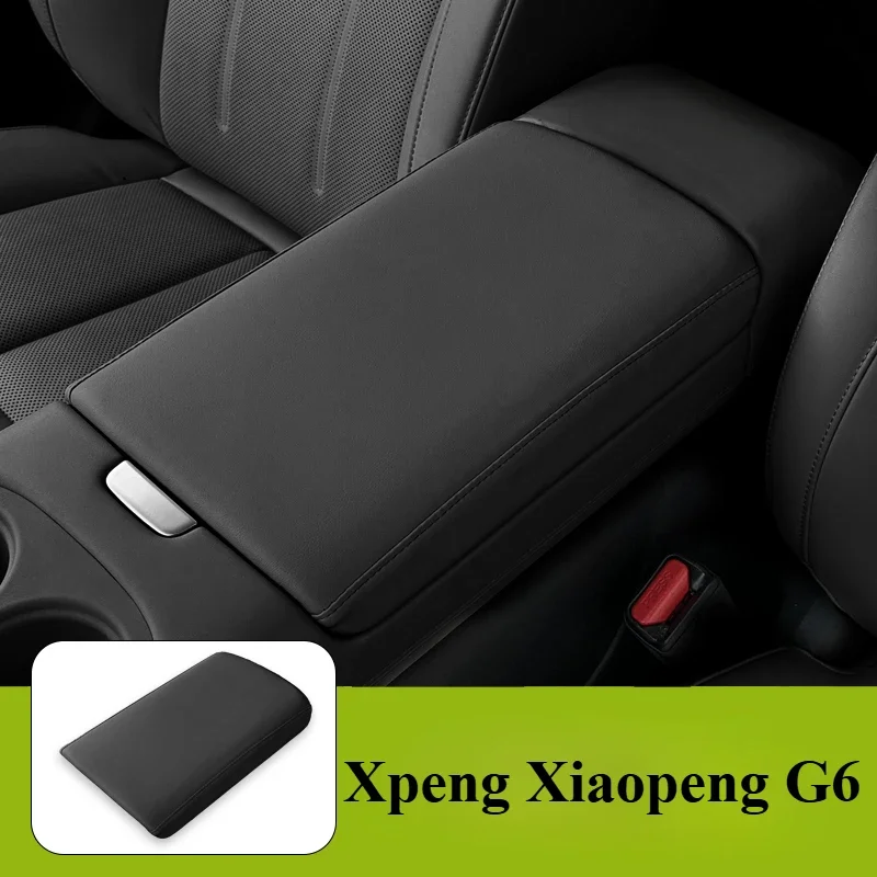 

For Xpeng Xiaopeng G6 Armrest Box Cover Hand Box Cover Interior Modification Leather Hand Support Protective Cover Accessories