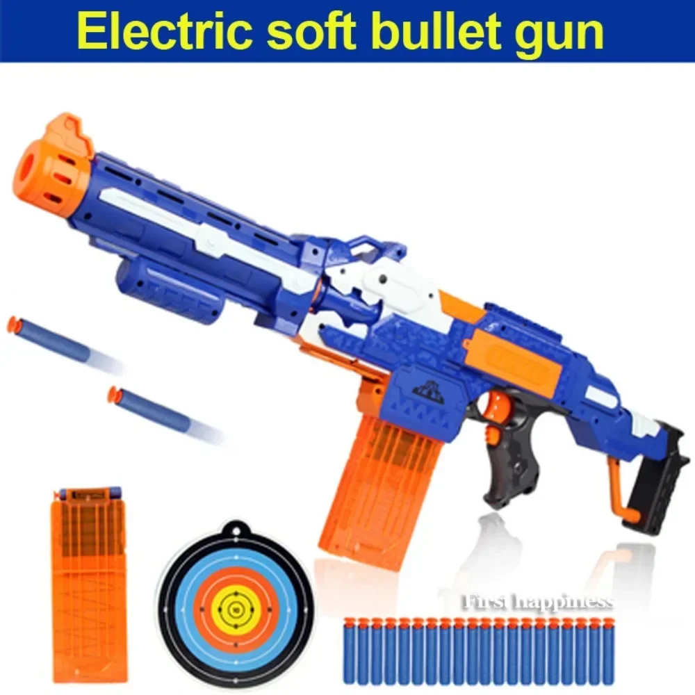 Electric DartsToyAirsoft for Nerfs Gun Soft 7.2CM Hole Head Bullets Foam Safe Sucker Bullet for Nerfs Blasters Boys Toy Children