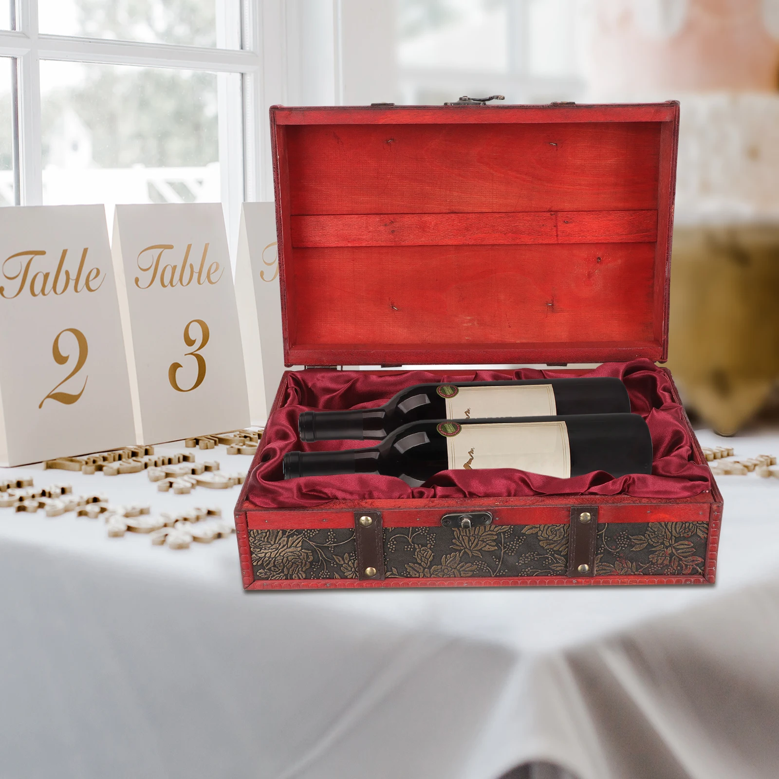 

wooden double box wooden box gift box box for gifts bottle box box