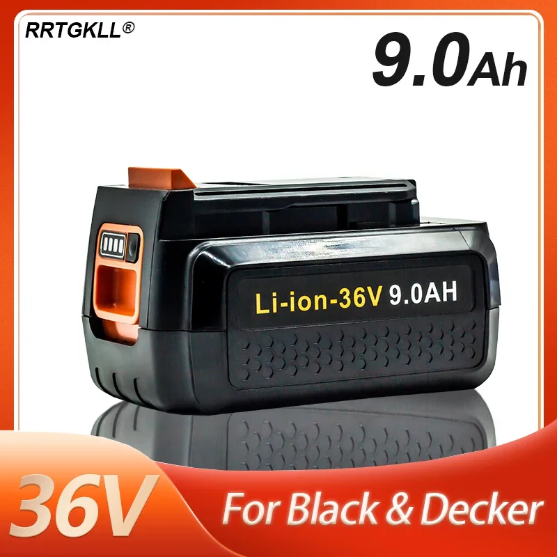 Batteria per elettroutensili 36v 9.0Ah per Black & Decker 36V 9000mAh batteria ricaricabile LBXR36 BL2036 LBX2040 LST136,LST420,LST220 L50