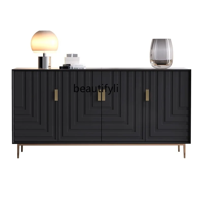 

Modern Light Luxury Sideboard Cabinet Small Apartment Hallway Italian Living Room Home Minimalist Locker Designer Curio Cabinet