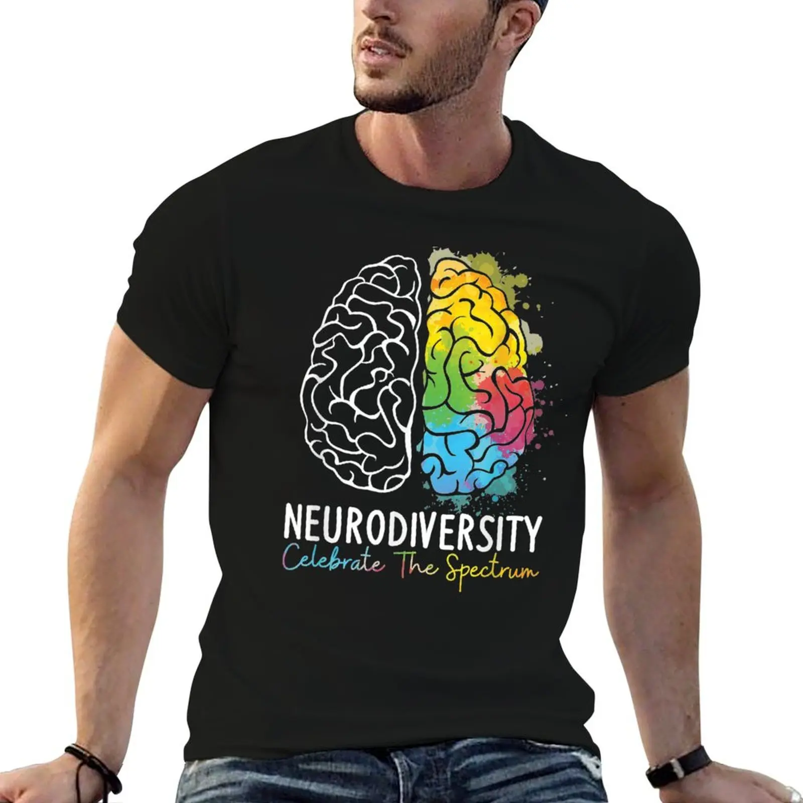 

Celebrate Neurodiversity, Neurodiversity celebrate the spectrum Rainbow Women Men Girl T-Shirt