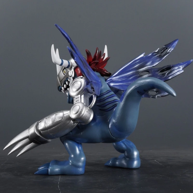 New Digimon Adventure Anime Figure Metal Greymon Figurine Action Figure Room Decoration Collection Kid Customized Birthday Gift