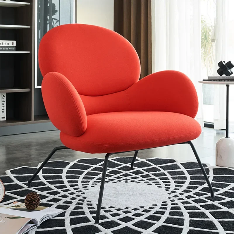 Modern simple single sofa chair, small apartment leisure creative small sofa