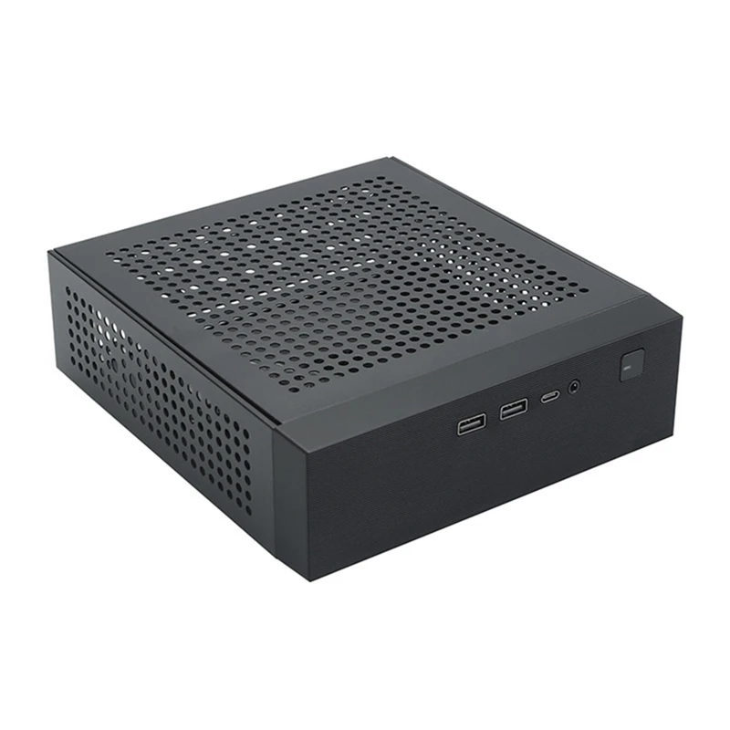 

1Pcs M09 HTPC Host Mini ITX Computer Chassis DC Power Supply Industrial Control Chassis Home Desktop Computer Case