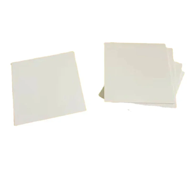 High Temperature 20x20 40x40 50x50mm Boron Nitride Bn Ceramic Plates Customize Square Ceramic Sheet Substrate Sheet Bar