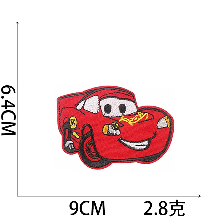 cars cartoon animation embroidered clothes stickers ironing clothing iron patch sewing decorative patches