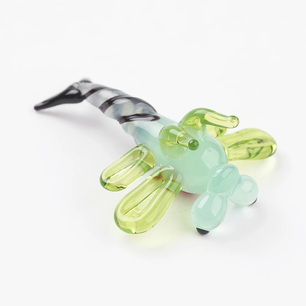 20pcs 3D Dragonfly Lampwork Display Decoration Insect Glass Aquarium Figurine Statues Mini Sculptures 25~30x22~25x12~15mm