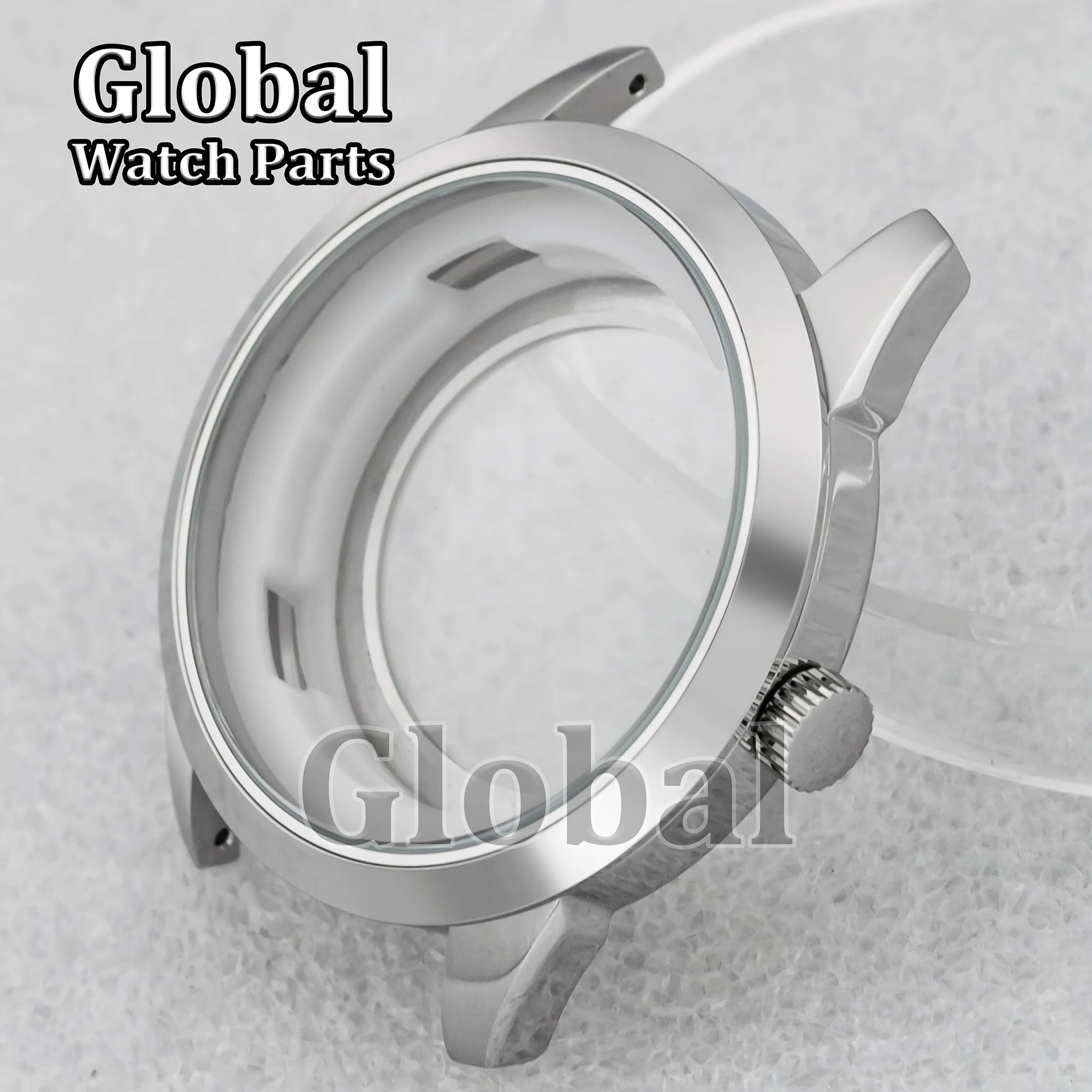 防水ガラス底時計ケース,ムーブメント修理部品,高品質,マークxxステンレス鋼,5atm,nh36