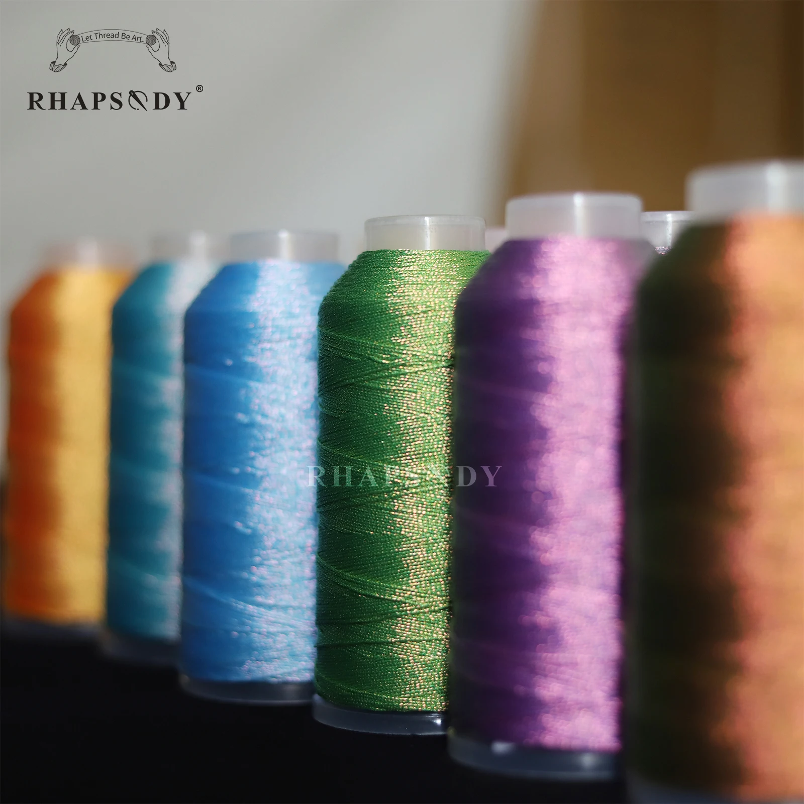 Rhapsody 6 brins Super caméléon arc-en-ciel fil métallique Crochet décoratif couture tissage Bracelet Crochet 23 couleurs disponibles