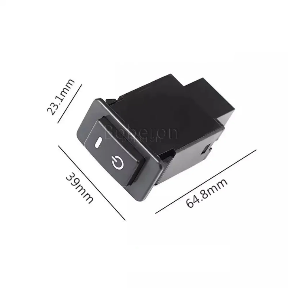 1PC For Nissan Patrol Y60 Accessories Car Modified Key LED Light Bar DRL Front Fog Lamp Power On Off Switch Button With Wire