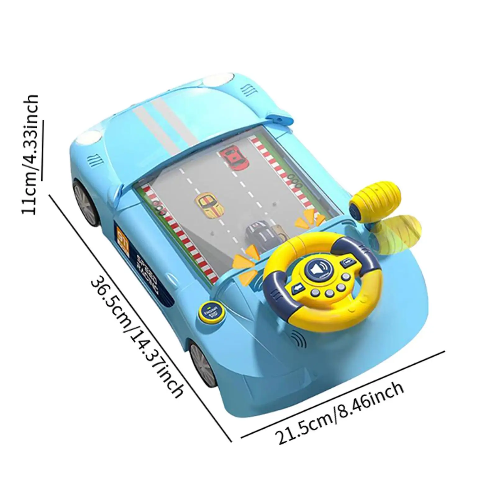 Simulazione Volante di guida Giocattolo Gara Sfida Giochi giocattolo Controller Gioco da tavolo per bambini per bambini Bambini piccoli