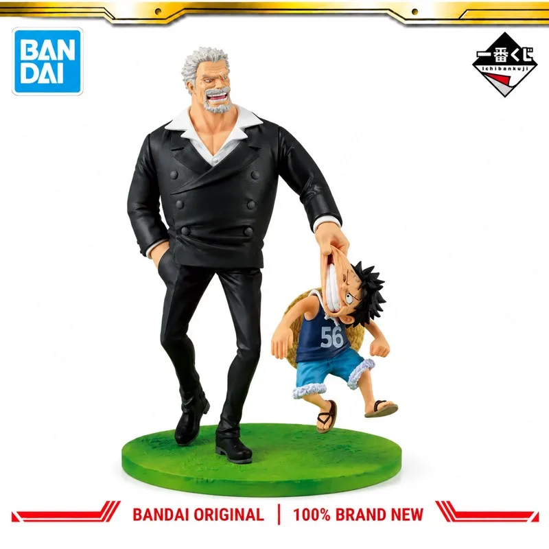 In Stock Bandai Original Ichiban Kuji One Piece Luffy Garp Action Figure Model Doll Brand New Boxed Anime Characters Toys Model