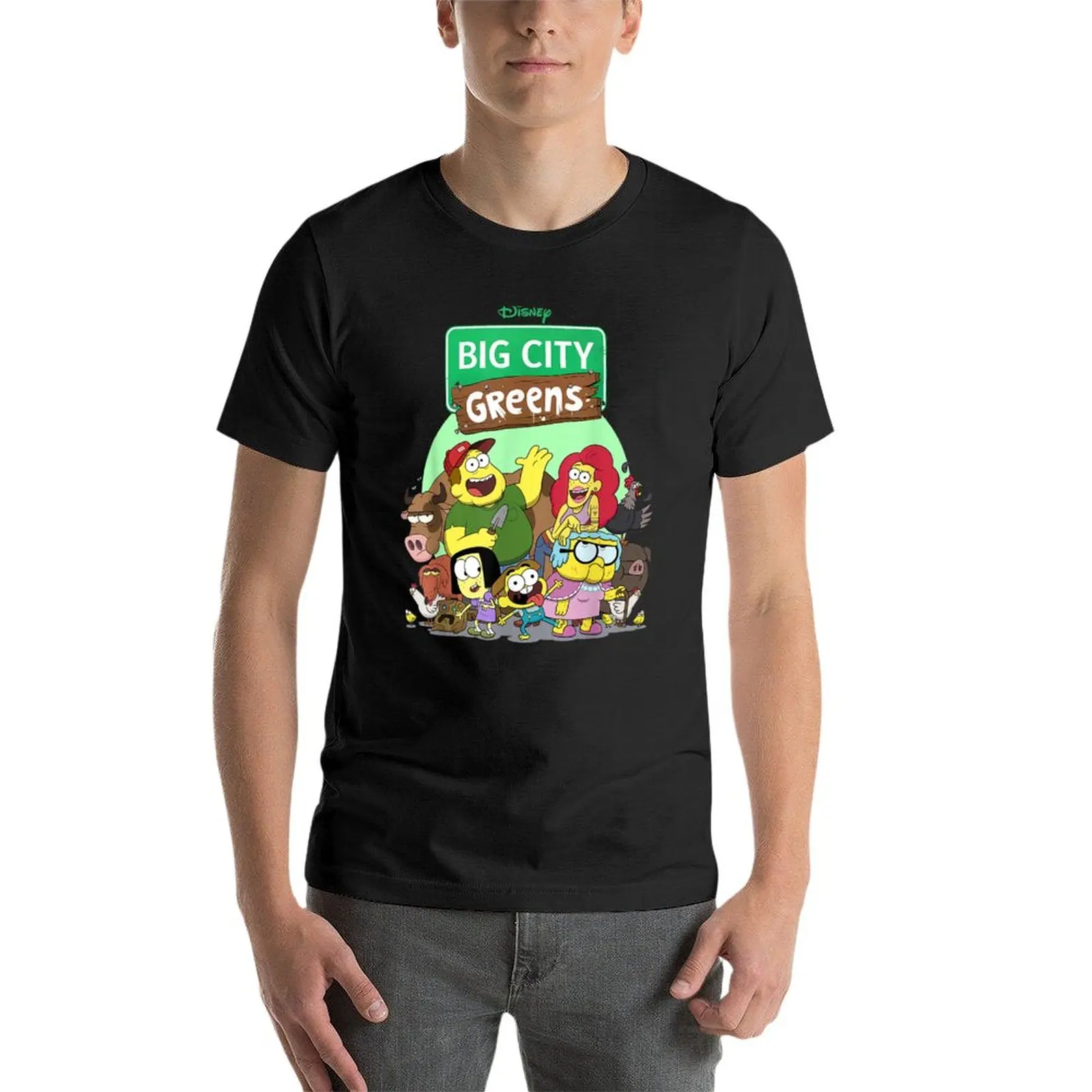 Big City Greens Family Group t-shirt cute tops sports fans funnys animal prinfor boys t-shirt for men cotton